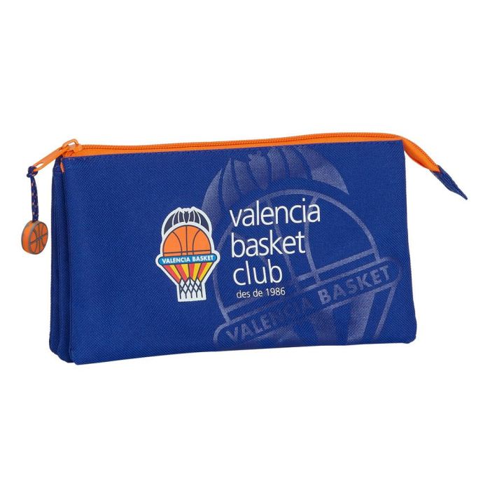 Bolso Escolar Safta Portatodo Valencia Basket Club Triple 220x30x120 mm