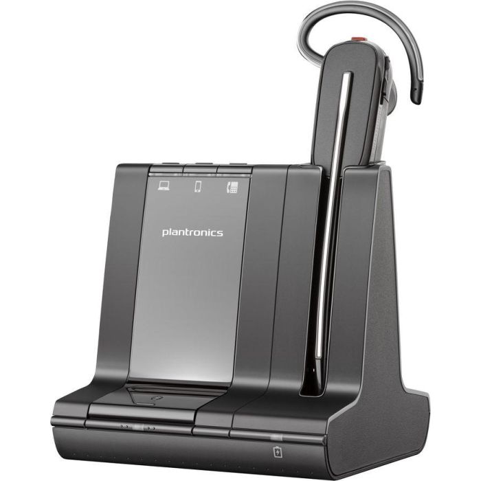 Poly Savi 8240-M Auricular Convertible DECT USB-A Certificado Microsoft Teams con Micrófono con Cancelación de Ruido para Oficina 1