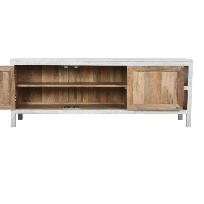 Mueble Tv Mediterraneo DKD Home Decor Blanco 40 x 60 x 160 cm 8 Mueble Tv Mediterraneo DKD Home Decor Blanco 40 x 60 x 160 cm 8
