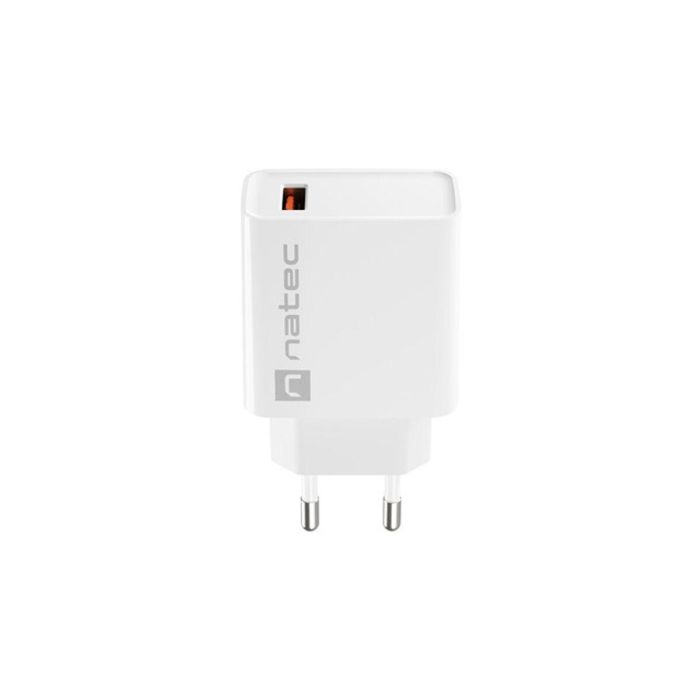 Cargador de Pared Natec NUC-2057 RIBERA Blanco 18 W 1 Cargador de Pared Natec NUC-2057 RIBERA Blanco 18 W 1