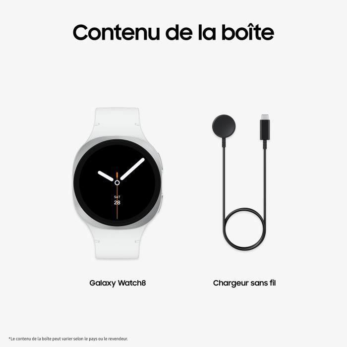 Samsung SAM8806097415732 Galaxy Watch8 Reloj inteligente con Bluetooth de 40 mm plateado 1