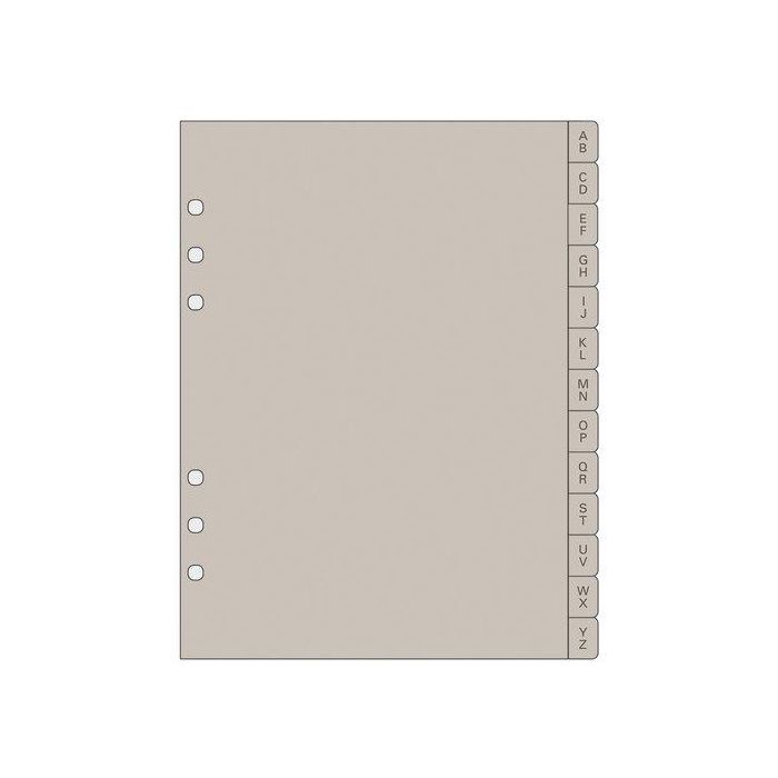 Recambio Agenda Finocam R1064 Open 1000 155X215 Indice A-Z Plast. 13 Pest.