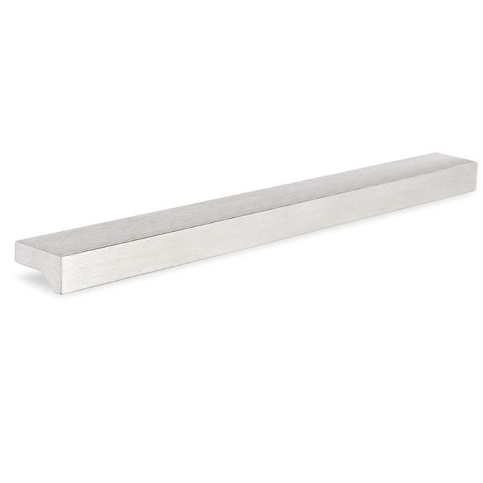 Viefe Tirador para Puertas y Cajones de Mueble de Aluminio Modelo Angle Acabado Efecto Inox Distancia entre Agujeros 128mm Viefe Tirador para Puertas y Cajones de Mueble de Aluminio Modelo Angle Acabado Efecto Inox Distancia entre Agujeros 128mm