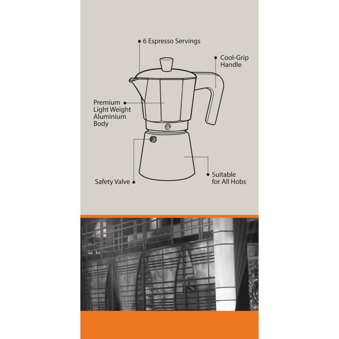 Cafetera Inducción Masterchef 6 Tazas Inde (6 Unidades) 4 Cafetera Inducción Masterchef 6 Tazas Inde (6 Unidades) 4