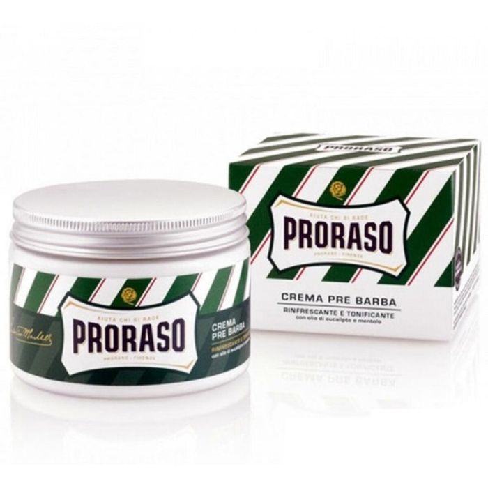 Proraso Crema Pre Afeitado Profesional para Hombre con Eucalipto y Mentol 300 ml