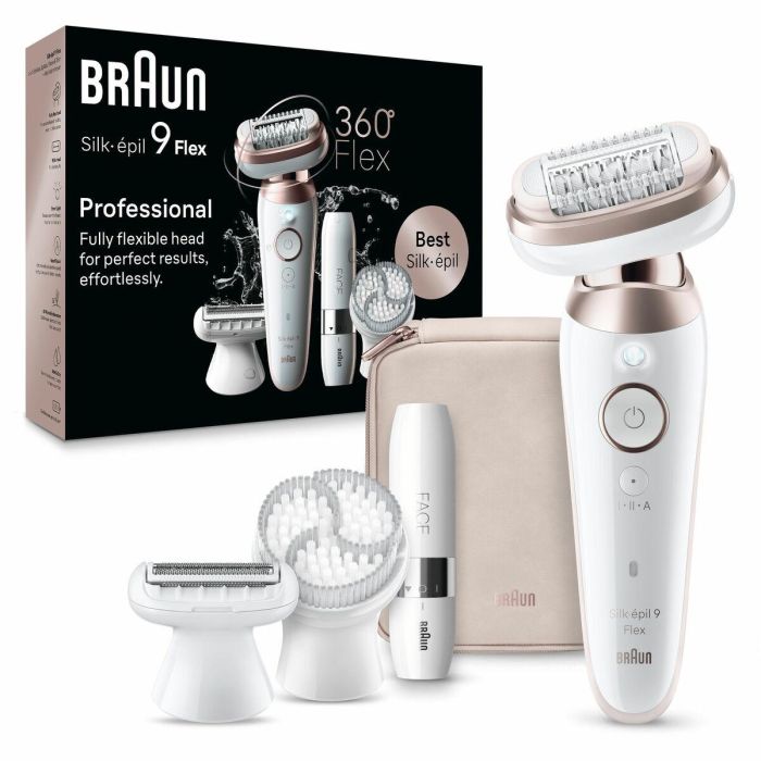 Braun Silk-épil 9 Flex BRA1716478137106 - Depiladora Eléctrica Inalámbrica con 2 Velocidades y 50 Minutos de Autonomía 13