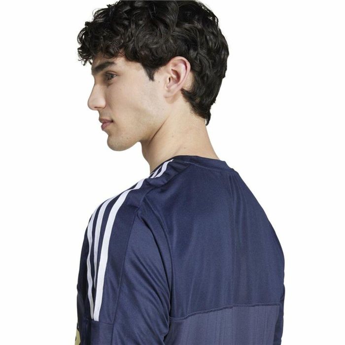 Camiseta de Manga Corta Hombre Adidas Tiro Azul 1