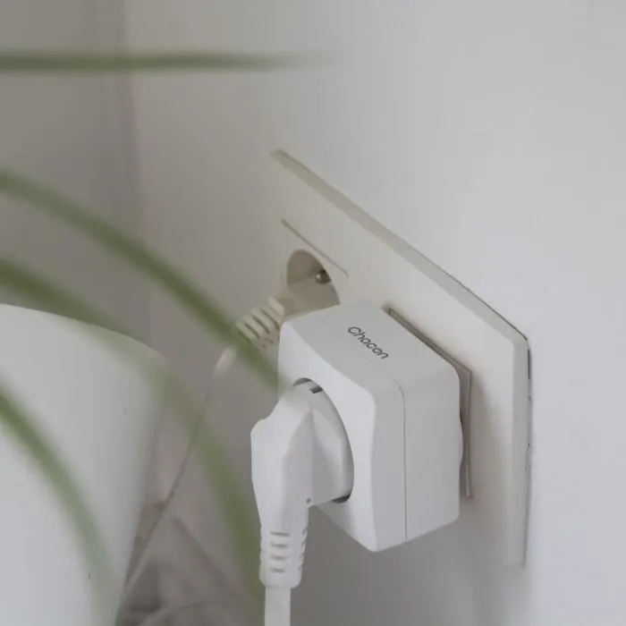 Chacon CHA5411478546702 Juego de 2 Mini Enchufes con Mando a Distancia - Encendido/Apagado - Blanco - 2300 W (FR) 1