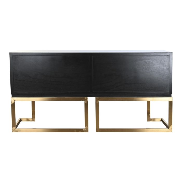 Buffet Oriental DKD Home Decor Negro Bronce 50 x 90 x 180 cm 9