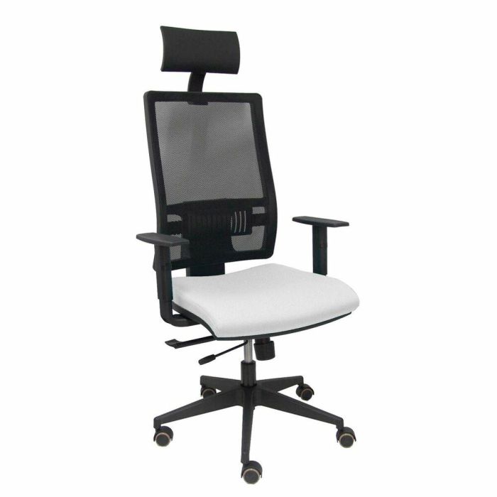Silla de Oficina con Cabecero Piqueras y Crespo B10CRPC Blanco