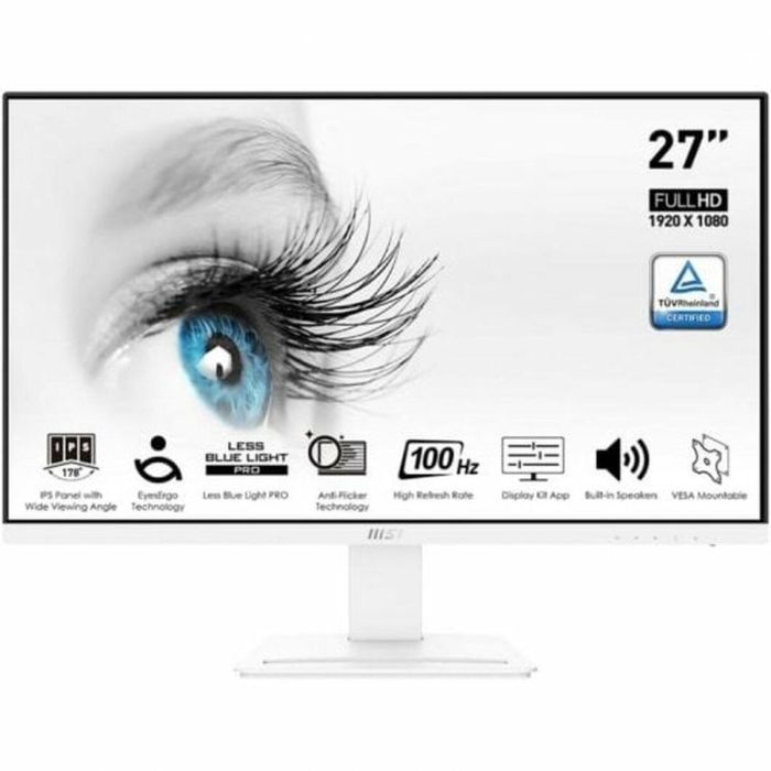 MSI Monitor MP273AW 27 Pulgadas FHD IPS 100Hz 4ms, Modelo 9S6-3PB4CH-220 0 MSI Monitor MP273AW 27 Pulgadas FHD IPS 100Hz 4ms, Modelo 9S6-3PB4CH-220 0