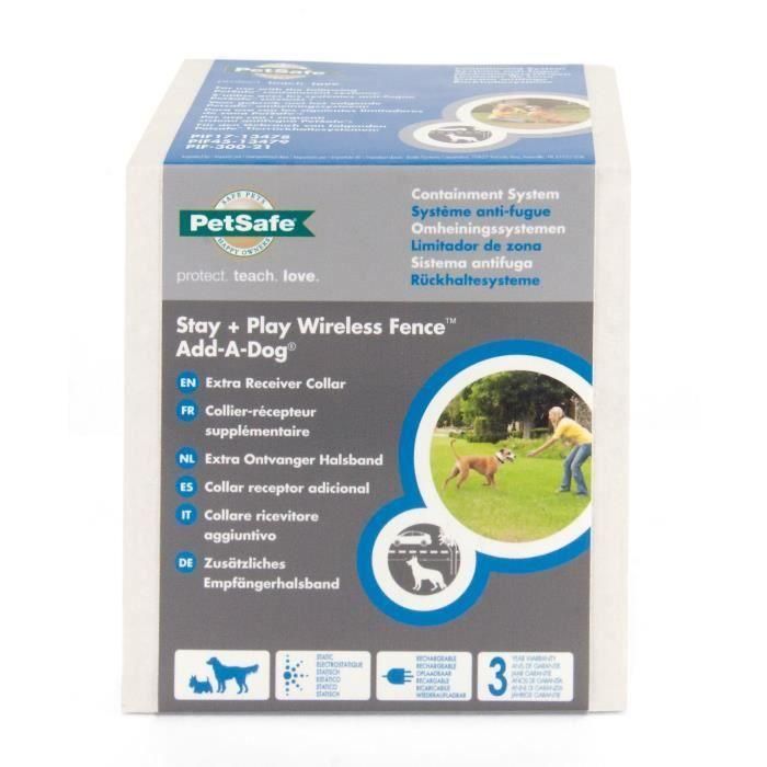 Petsafe Collar Receptor Adicional para Perro - Sistema de Contención Valla Invisible Stay & Play 1 Petsafe Collar Receptor Adicional para Perro - Sistema de Contención Valla Invisible Stay & Play 1