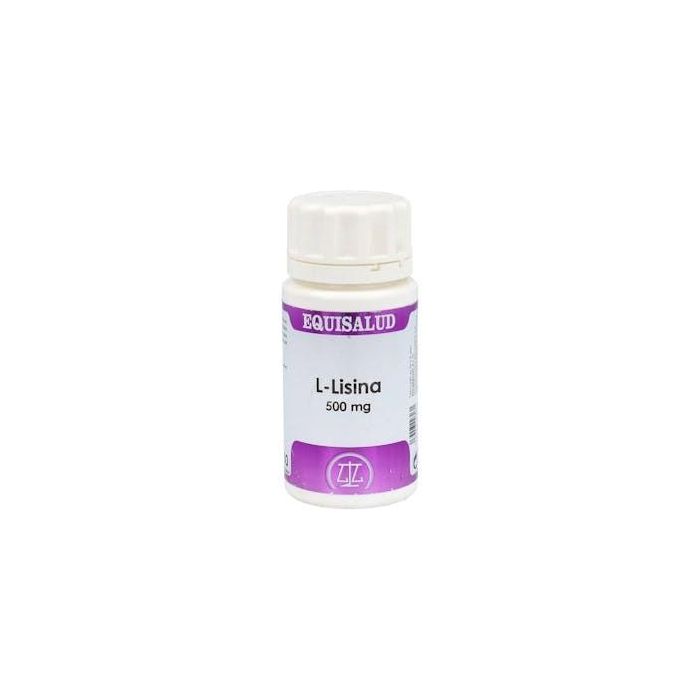 Holomega L-Lisina 500 mg, aminoácido esencial para tejido conectivo y muscular, apto vegetarianos, 50 cápsulas