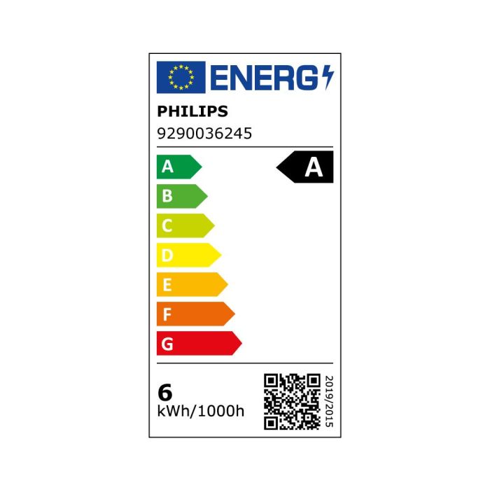 Bombilla ultra efficient led classic 5,2w 1095im e27 2700k, ø10,4x6cm, philips 1