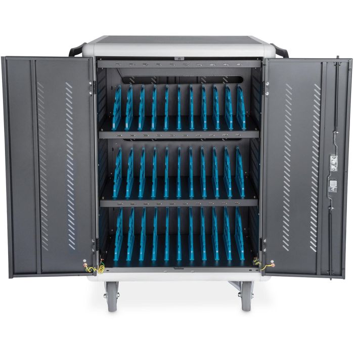 Digitus Carrito de Carga Móvil para 30 Portátiles/Tablets hasta 15.6 Pulgadas con USB-A, Negro 6