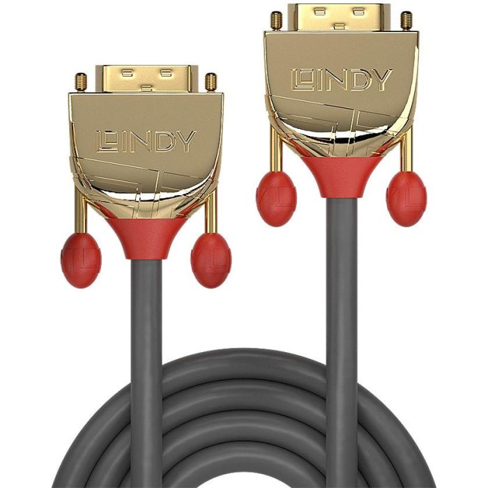 LINDY DVI-D Dual Link Kabel Gold Line 5m 1 LINDY DVI-D Dual Link Kabel Gold Line 5m 1