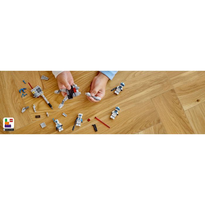 LEGO 75345 Star Wars Pack de Combate Soldados Clon 501, Incluye 4 Minifiguras y Cañón Antivehículo AV-7, +6 Años 3 LEGO 75345 Star Wars Pack de Combate Soldados Clon 501, Incluye 4 Minifiguras y Cañón Antivehículo AV-7, +6 Años 3