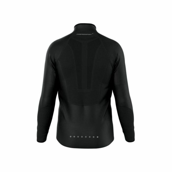 Chaqueta Deportiva para Hombre Compressport Hurricane indproof Negro 2