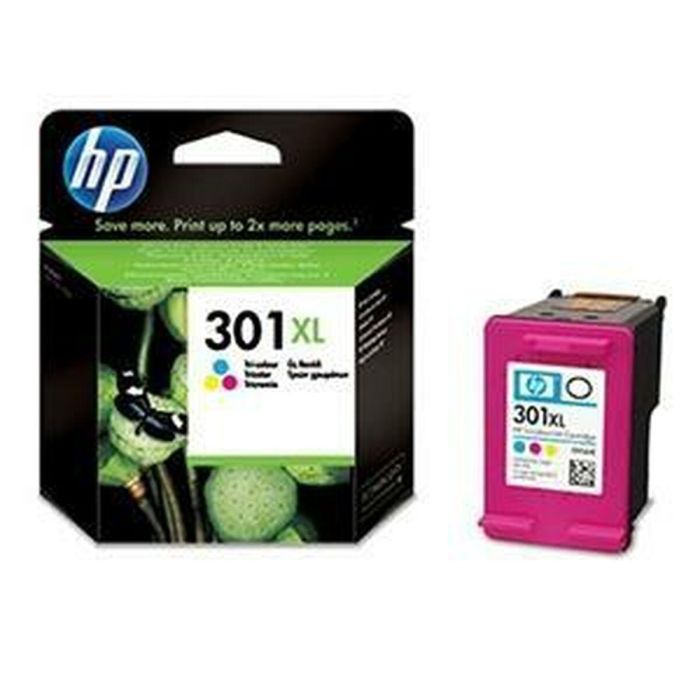 Cartucho de Tinta Original HP 301XL Tricolor (60 unidades) 1 Cartucho de Tinta Original HP 301XL Tricolor (60 unidades) 1