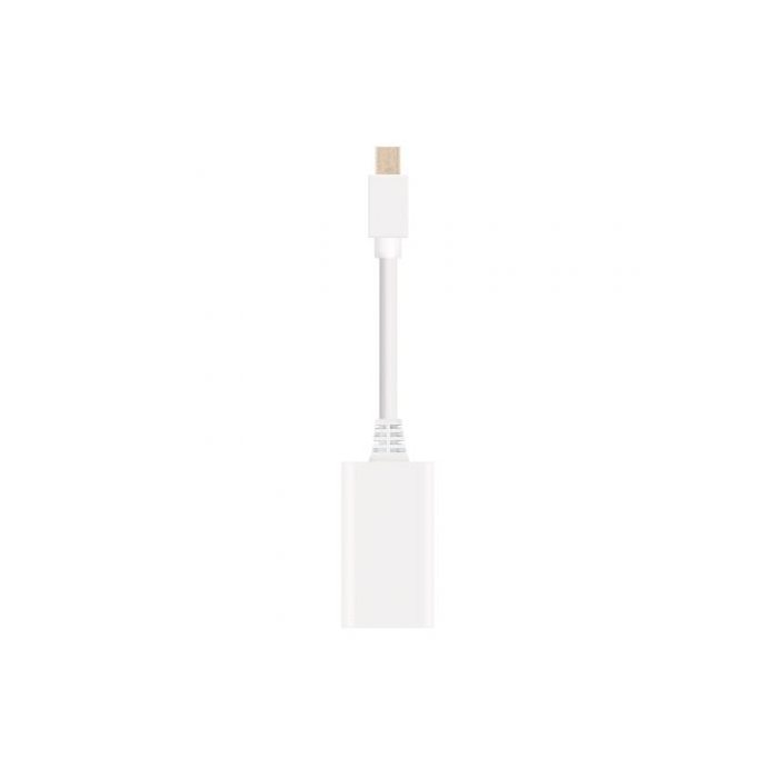 Adaptador Mini Display Port a HDMI NANOCABLE 10.16.0102-W Blanco 1 Adaptador Mini Display Port a HDMI NANOCABLE 10.16.0102-W Blanco 1