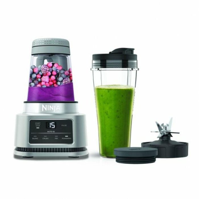 Ninja CB100EU Batidora de Vaso Foodi Standmixer 0.7L con Función de Impulso y Picahielos 1100W Negro/Acero Inoxidable 11 Ninja CB100EU Batidora de Vaso Foodi Standmixer 0.7L con Función de Impulso y Picahielos 1100W Negro/Acero Inoxidable 11