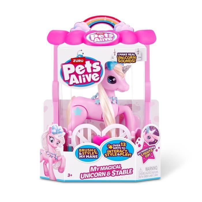 Unicornio Interactivo - ZURU - My Magical Unicorn Pets Alive - 13 interacciones y juegos para descubrir la magia de tu unicornio 1 Unicornio Interactivo - ZURU - My Magical Unicorn Pets Alive - 13 interacciones y juegos para descubrir la magia de tu unicornio 1