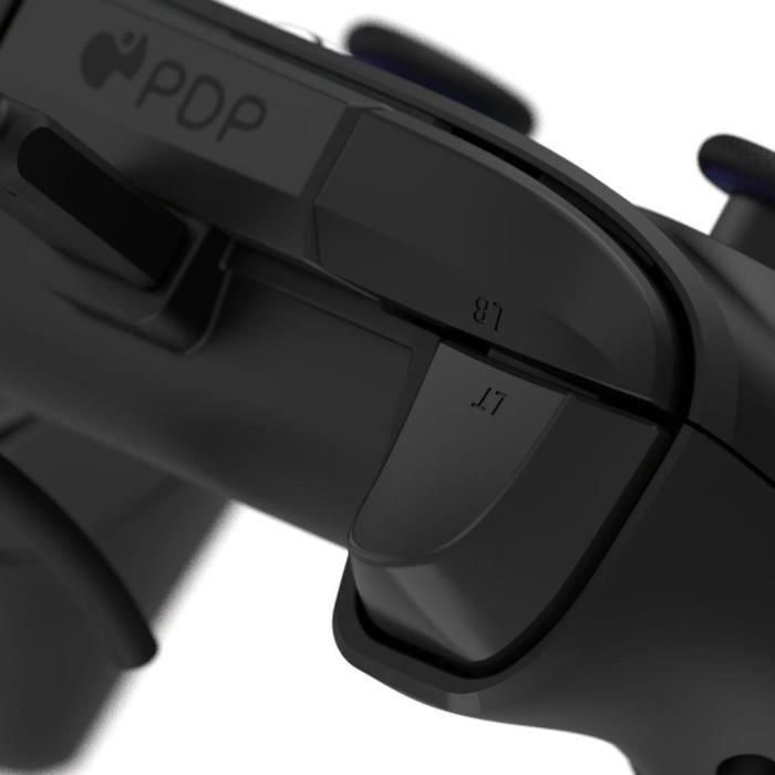 PDP PDP0708056069254 Gamepad Afterglow Wave con Cable Negro Iluminación LED Personalizable 3