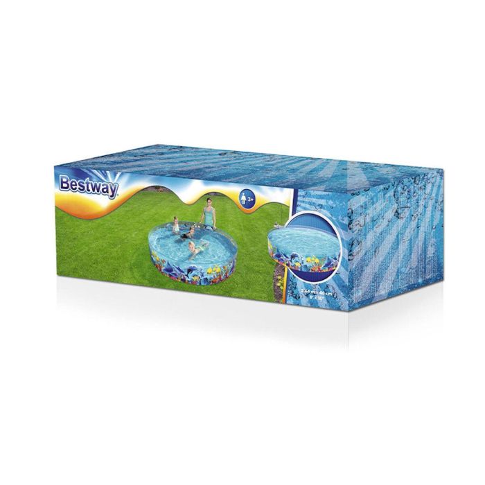 Bestway Piscina Rigida Infantil PVC Marina 244x46 cm +3 Años Jardin 55031 8 Bestway Piscina Rigida Infantil PVC Marina 244x46 cm +3 Años Jardin 55031 8