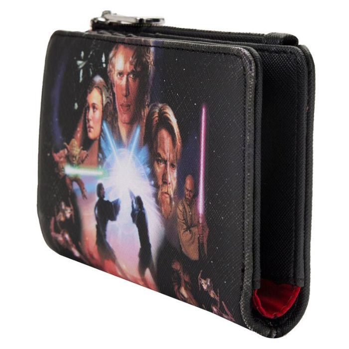 Loungefly Cartera Star Wars Trilogia 2 - Licencia Oficial - 100% Cuero PU - 16.5 x 10 cm 1 Loungefly Cartera Star Wars Trilogia 2 - Licencia Oficial - 100% Cuero PU - 16.5 x 10 cm 1
