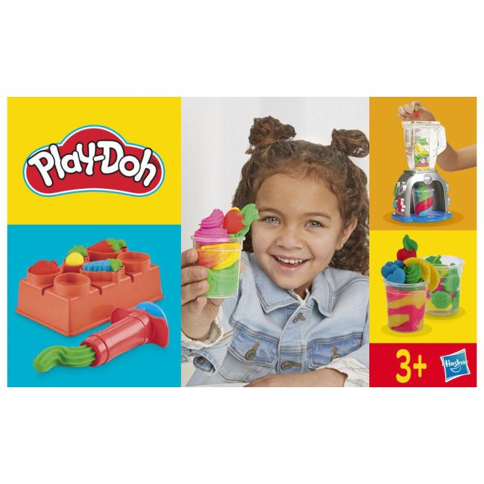 Play-Doh F9142 Licuadora de Batidos Coloridos de Juguete para Crear Frutas y Vegetales de Plastilina. Set de Comida para Niños. 6 Play-Doh F9142 Licuadora de Batidos Coloridos de Juguete para Crear Frutas y Vegetales de Plastilina. Set de Comida para Niños. 6