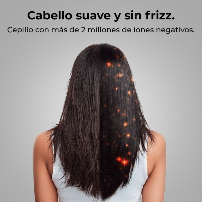Cepillo Regenerador Capilar Cecotec HairCare Revitalize Aluminio 12