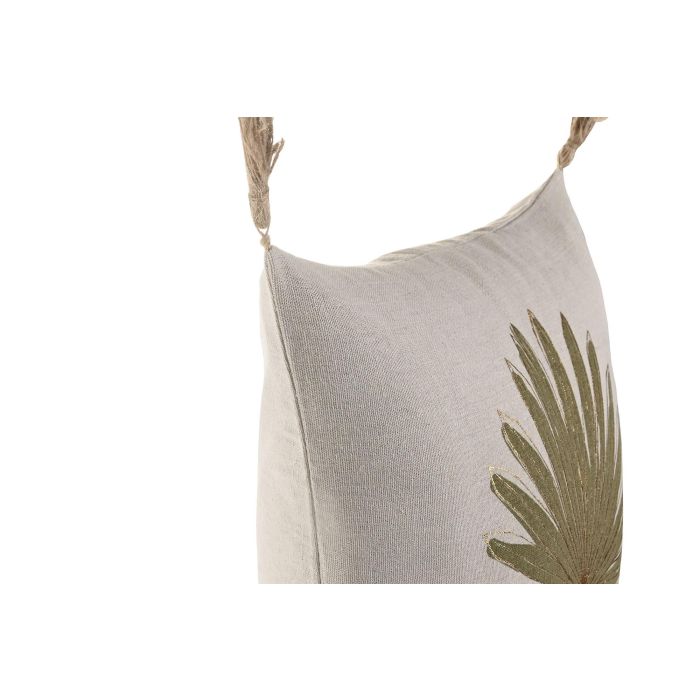 Cojin Boho DKD Home Decor Natural Verde 45 x 45 cm (2 Unidades) 1 Cojin Boho DKD Home Decor Natural Verde 45 x 45 cm (2 Unidades) 1