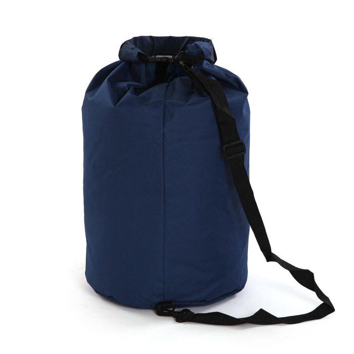 Bolsa para ropa sucia Versa Azul Poliéster 70 x 33 cm 1 Bolsa para ropa sucia Versa Azul Poliéster 70 x 33 cm 1