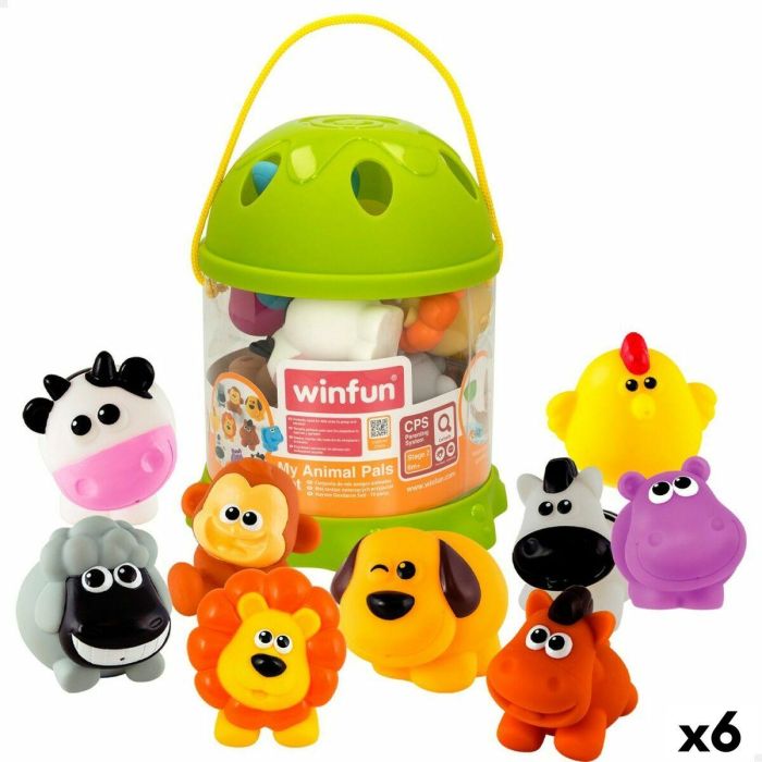 Set de Animales de Granja Winfun Plástico 10 Piezas 6 x 5,5 x 5 cm (6 Unidades) Set de Animales de Granja Winfun Plástico 10 Piezas 6 x 5,5 x 5 cm (6 Unidades)
