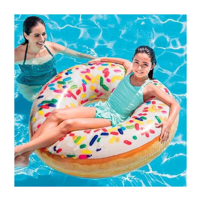 Flotador rueda donut blanco caramelos 99x25 cm (+ 9 años) - modelos surtidos 4 Flotador rueda donut blanco caramelos 99x25 cm (+ 9 años) - modelos surtidos 4