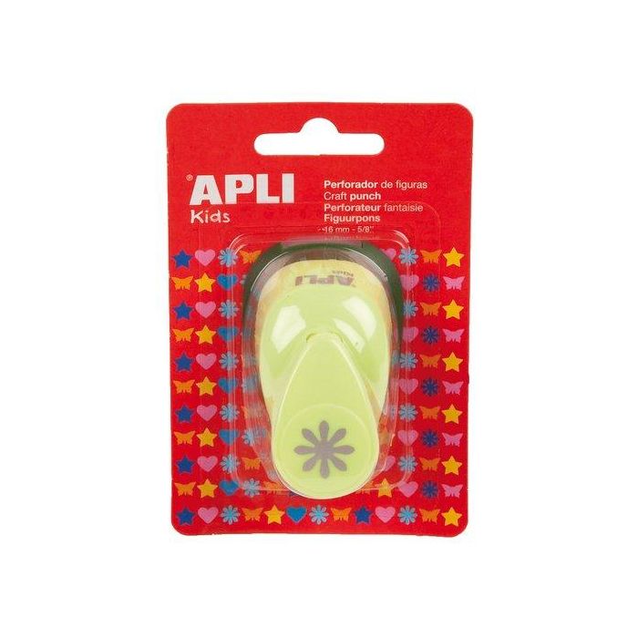 Taladro Fantasia Apli 16 Mm Flor Verde