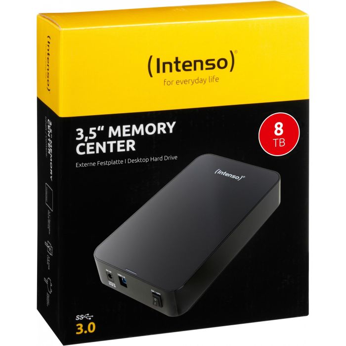 Disco Duro Externo INTENSO 6031516 8 TB Negro 1