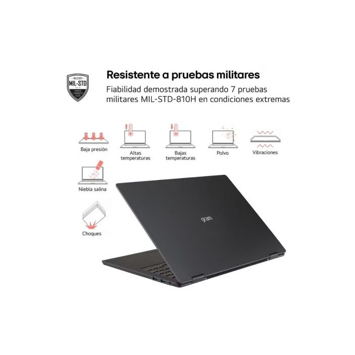 LG Portátil 14Z90T-G.AD88B Intel Core Ultra 7-255H / 32GB RAM / 1TB SSD / 14" / Windows 11 2