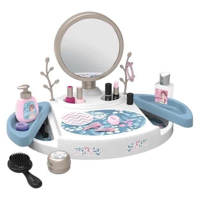 Smoby - My beauty studio - Tocador de sobremesa con espejo basculante y extraíble - 15 accesorios para chupetes - Hecho en Francia Smoby - My beauty studio - Tocador de sobremesa con espejo basculante y extraíble - 15 accesorios para chupetes - Hecho en Francia