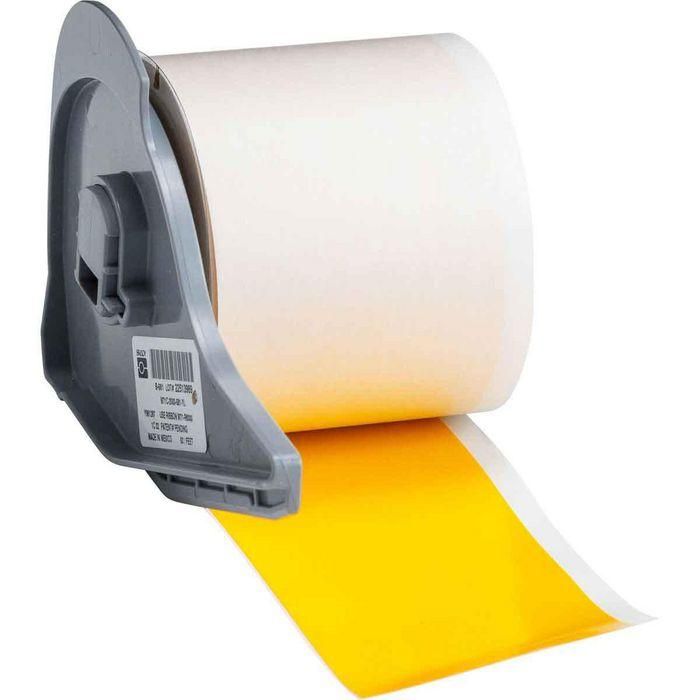 Brady BMP71 Etiquetas Adhesivas Reposicionables de Vinilo Amarillo para Impresora 50.80 mm x 15.24 m