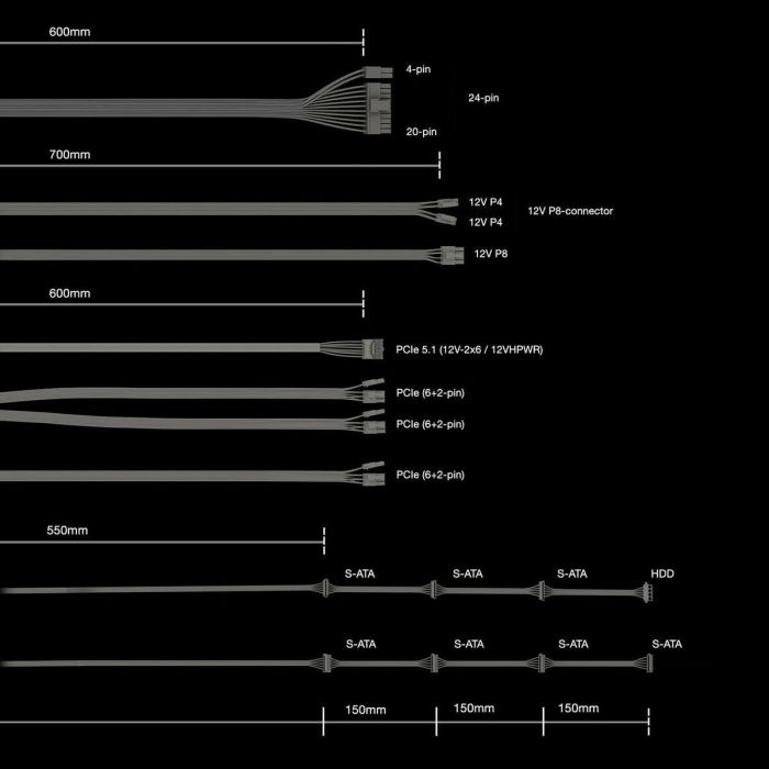 Fuente de Alimentación Be Quiet! BP008EU ATX 1000 W 6 W 80 PLUS Platinum 8 Fuente de Alimentación Be Quiet! BP008EU ATX 1000 W 6 W 80 PLUS Platinum 8
