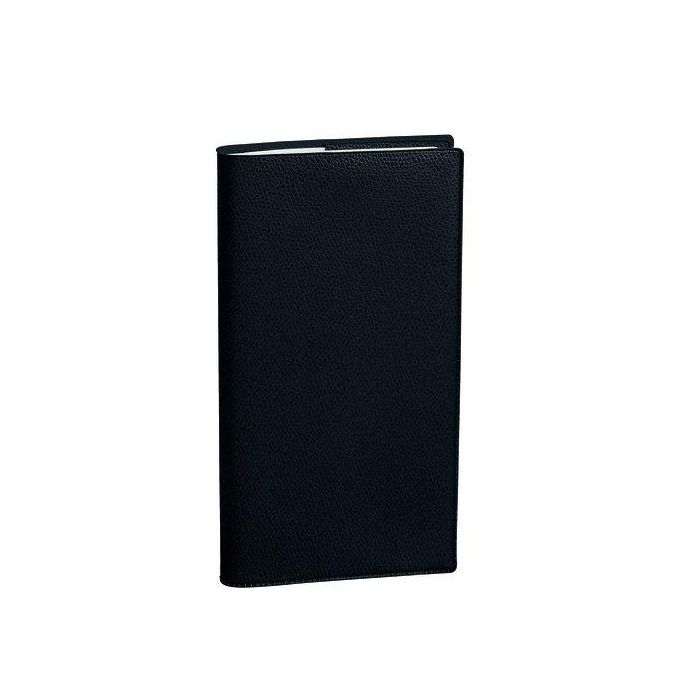 Agenda Anual (2026) Quo Vadis Silma Ml Impala Sobrecubierta Cosida Tapa Simil Piel 88X170 S/V 2 Pag. Negro