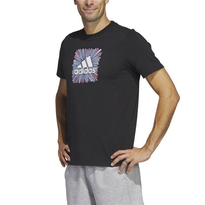 Camiseta de Manga Corta Hombre Adidas Sport Optimist (XS) 5