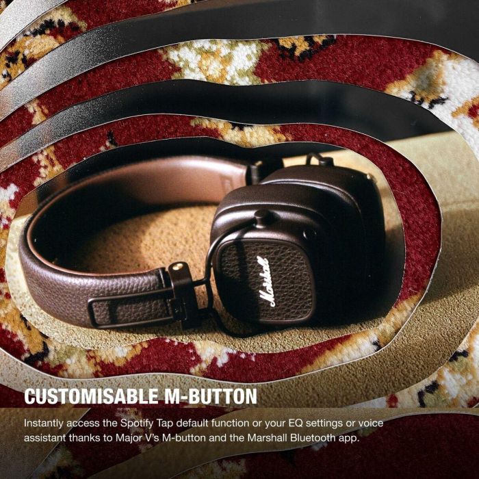 Auriculares de Diadema Marshall Major V BT Marrón 5