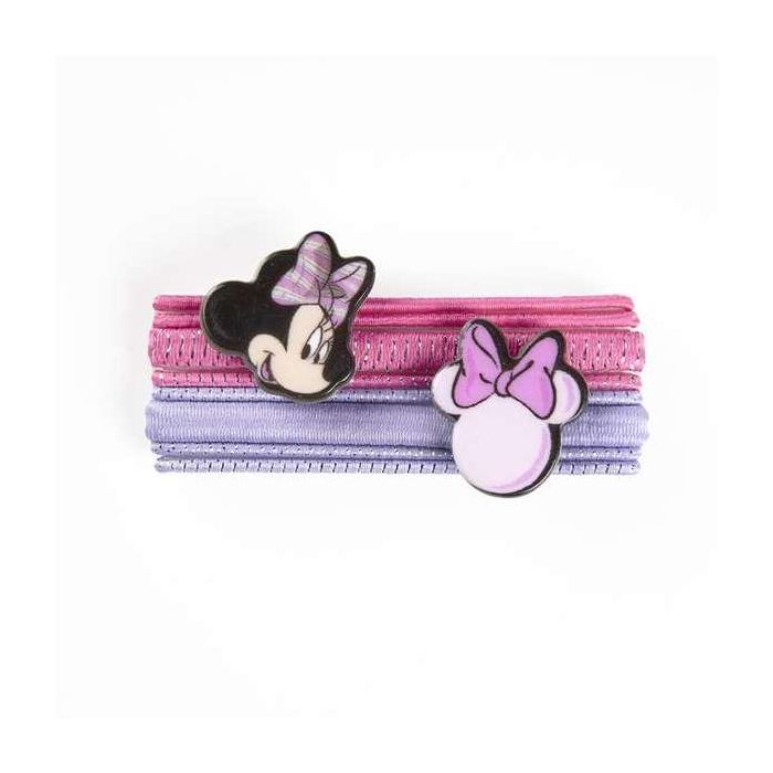 Accesorios pelo elásticos 8 piezas minnie 8.0 x 13.0 x 1.0 cm