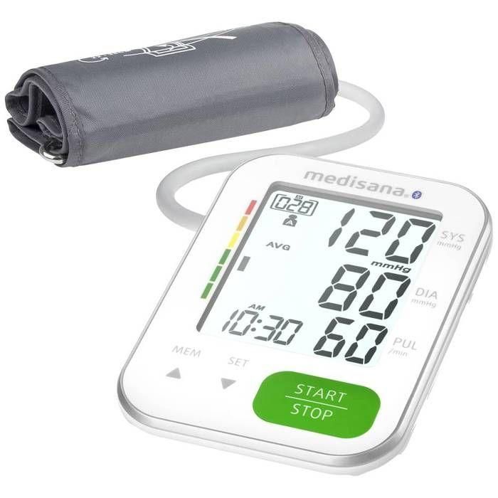 Medisana BU 570 Tensiómetro Conectado Bluetooth - Detección Arritmias, Pantalla Grande Dígito XXL, Diseño Delgado, 240 Memorias Medisana BU 570 Tensiómetro Conectado Bluetooth - Detección Arritmias, Pantalla Grande Dígito XXL, Diseño Delgado, 240 Memorias