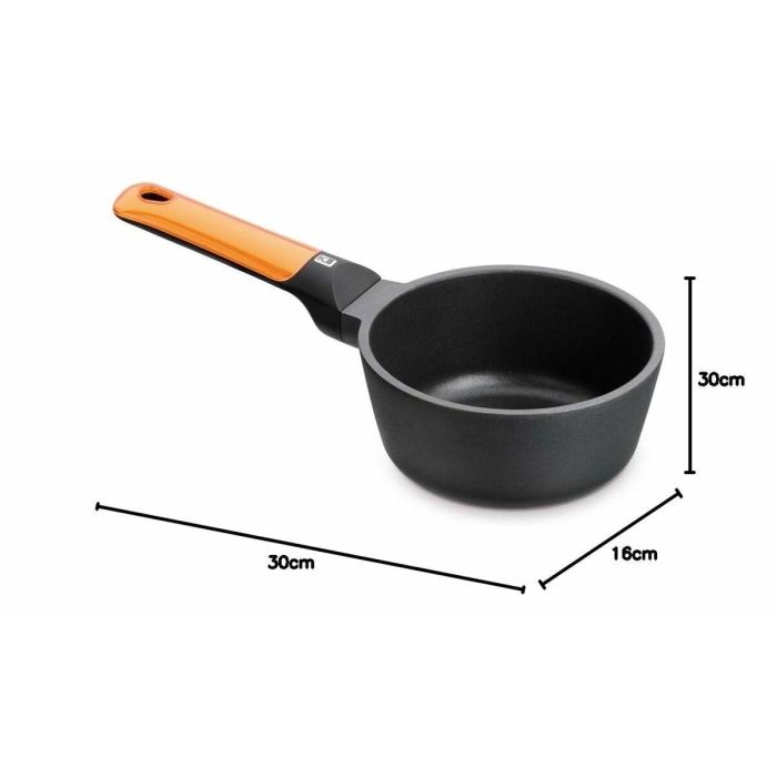 Cacerola BRA EFFICIENT Negro Ø 16 cm 1,35 L (1 unidad) 1 Cacerola BRA EFFICIENT Negro Ø 16 cm 1,35 L (1 unidad) 1