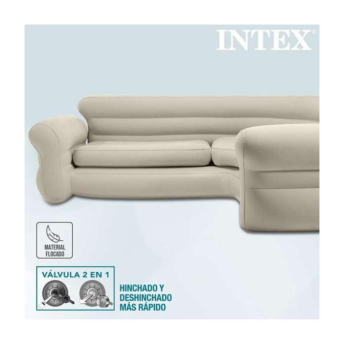 Intex Sofa Hinchable Rinconera 257x203x76 cm PVC 2 Intex Sofa Hinchable Rinconera 257x203x76 cm PVC 2