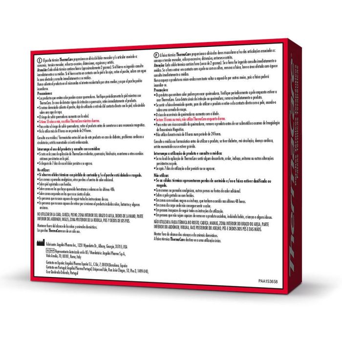 Thermacare Parche Térmico Terapéutico Adaptable, Alivio Prolongado Del Dolor Hasta 8 Horas, Sin Medicamentos, 3 Unidades 1