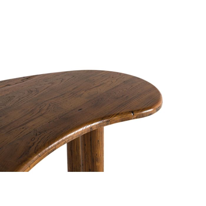 Mesa de Comedor Rustica GINER Y COLOMER en Madera de Teka Nogal 2